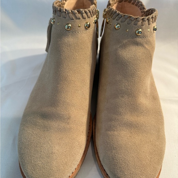 Kate Spade Bowie Bootie Tan Suede - Picture 2 of 9